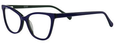Women Access Eyeglasses : Madden - Blue Green - SpecSMART Eye Clinic (Diagonal View)